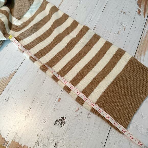 Theory Felted Wool Blend Ribbed Trim Mock Turtleneck Sweater Size Large - Picture 11 of 11